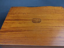 Load image into Gallery viewer, Antique Wooden Jewelry or Sewing Box with Lots of Compartments and Original Key Early 1900's Original