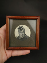 Load image into Gallery viewer, Vintage Miniature Picture Frame Treen Wood Wooden 1920's
