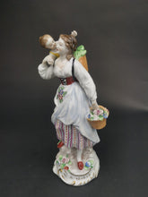 Load image into Gallery viewer, Antique Mother and Child Figurine Sitzendorf Porcelain Germany Dresden Statue Ornament German