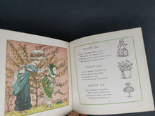 Load image into Gallery viewer, Antique Kate Greenaway's Birthday Book for Children Illustrated 1880's Victorian Original with 382 Illustrations by Kate Greenaway Miniature