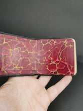 Load image into Gallery viewer, Vintage Miniature Autograph Book Black Leather with Original Poems Poetry Writing Signatures Etc. 1930's Original and Photo of Owner