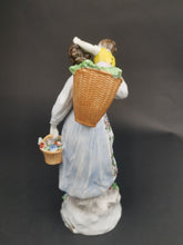 Load image into Gallery viewer, Antique Mother and Child Figurine Sitzendorf Porcelain Germany Dresden Statue Ornament German