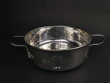 Load image into Gallery viewer, Antique Silver Plated Bread or Fruit Bowl Hamilton Laidlaw and Co of Glasgow Scotland