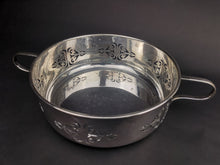 Load image into Gallery viewer, Antique Silver Plated Bread or Fruit Bowl Hamilton Laidlaw and Co of Glasgow Scotland