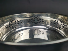 Load image into Gallery viewer, Antique Silver Plated Bread or Fruit Bowl Hamilton Laidlaw and Co of Glasgow Scotland