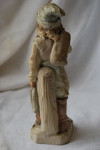 Load image into Gallery viewer, Antique Victorian Brothers Urbach Pottery Sculpture Figurine Late 1880's Boy Figure