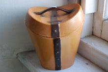 Load image into Gallery viewer, Antique Victorian Miniature Ceramic Top Hat Box Late 1800's - Early 1900's Salesman Sample or Shop Display Storage Box