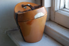 Load image into Gallery viewer, Antique Victorian Miniature Ceramic Top Hat Box Late 1800's - Early 1900's Salesman Sample or Shop Display Storage Box