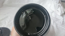 Load image into Gallery viewer, Antique Hand Painted Black Pottery Storage Jar with Lady Figure Top Handle  Early 1900's Ginger Pot