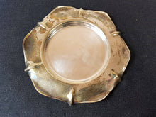 Load image into Gallery viewer, Antique Silver Plated Pillar Candle Tray Holder or Jewelry or Coin Dish
