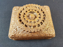 Load image into Gallery viewer, Vintage Hand Carved Wood Jewelry or Trinket Box
