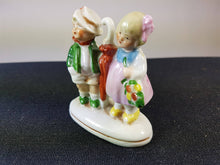 Load image into Gallery viewer, Vintage Little Boy and Girl Bisque Porcelain Figurine German 1920&#39;s

