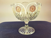 Load image into Gallery viewer, Vintage Pressed Glass Daisy Flower Candy Dish Bowl 1930&#39;s Lead Crystal
