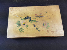 Load image into Gallery viewer, Vintage Hand Painted Wooden Trinket or Jewelry Box 1920&#39;s - 1930&#39;s
