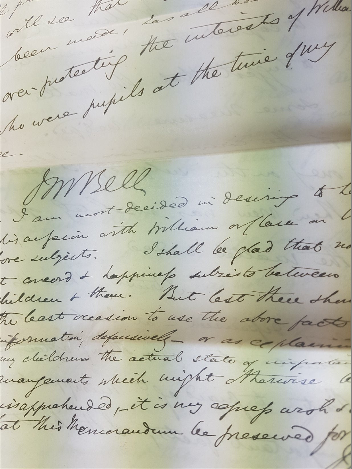Victorian Paperwork Antique Victorian Hand Written Will and Testament Deed Paperwork with