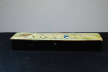 Load image into Gallery viewer, Antique French Pen or Pencil Storage Box with Illustrated Children Skating on the Top Paper Mache
