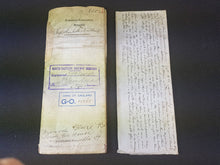 Load image into Gallery viewer, Antique Victorian Hand Written Will and Testament Deed Paperwork with Original Seals Dated 1885
