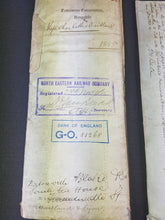 Load image into Gallery viewer, Antique Victorian Hand Written Will and Testament Deed Paperwork with Original Seals Dated 1885
