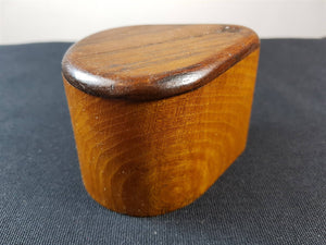 Antique Wooden Furniture Wax Polish in Treen Wood Slide Box