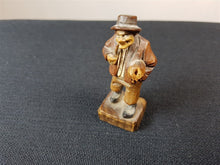 Load image into Gallery viewer, Antique Miniature Hand Carved Wood Man Wooden Carving Statue Sculpture Figurine Vintage Hand Made Original Folk Art
