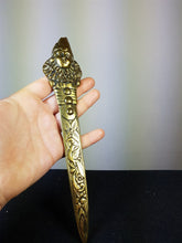 Load image into Gallery viewer, Antique Pierrot Clown Letter Opener Paper Knife Brass Late 1800&#39;s - Early 1900&#39;s

