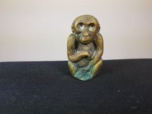 Load image into Gallery viewer, Antique Brass Monkey Figurine Victorian Late 1800&#39;s
