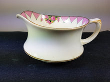 Load image into Gallery viewer, Vintage Paragon Fine Bone China Cream Pitcher Creamer Art Deco 1920&#39;s Original Ceramic Pink and White with Roses
