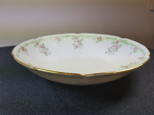 Vintage Kaiser Porcelain Bowl with Hand Painted Flowers West German Germany