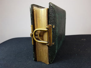 Antique Leather and Brass Photograph Picture Album with Black and White Photos 24 Pages and 36 Pictures Early 1900's - 1930's Photography