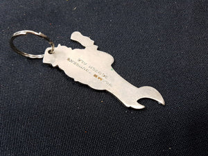 Vintage Bottle Opener Scottish William Youngers Scotch Ale Beer Advertising Advertisement 1950's Original  Novelty Silver Metal Key Chain