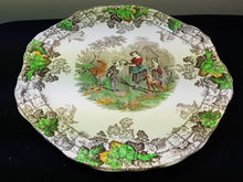 Load image into Gallery viewer, Antique English Ceramic Pottery Plate Platter Copeland Spode England Victorian Pictorial Country Scene
