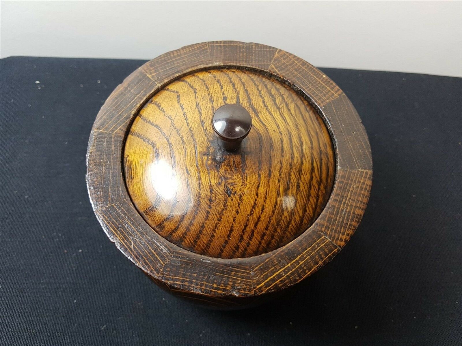 antique tobacco jar Antique Tobacco Jar with Original Ceramic Pottery Lining Early 1900's antique tobacco jar Antique Tobacco Jar with Original Ceramic Pottery Lining Early 1900's