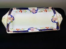 Load image into Gallery viewer, Vintage Serving Dish Tray Platter Alfred Meakin England English Ceramic Pottery Hand Painted
