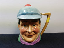 Load image into Gallery viewer, Vintage Charles Dickens Mr Winkle Decanter Bottle with Cork Stopper Top Ceramic Pottery Hand Painted
