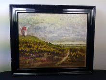 Load image into Gallery viewer, Vintage French Landscape Oil Painting on Board in Frame 1930 Original Art
