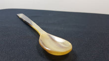 Load image into Gallery viewer, Antique Stag Deer Horn Serving Spoon with Long Handle Hand Carved Late 1800&#39;s Original Hand Made in Scotland Scottish
