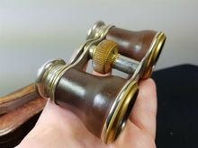 Load image into Gallery viewer, Antique Opera Glasses or Binoculars in Original Leather Case Late 1800&#39;s - Early 1900&#39;s
