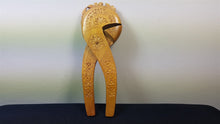 Load image into Gallery viewer, Vintage Nut Cracker Hand Carved Wood Wooden Antique Carving Folk Art Working Nutcracker
