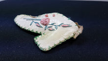 Load image into Gallery viewer, Vintage Pincushion Pin Cushion Ladies Shoe Hand Stitched Hand Made Original Hanging 1920&#39;s
