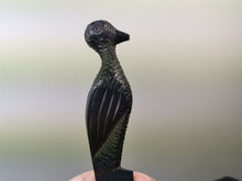 Load image into Gallery viewer, Antique Bird Letter Opener Carved Wood Carving Wooden Figural Novelty
