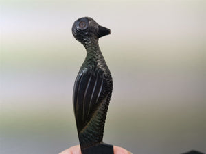 Antique Bird Letter Opener Carved Wood Carving Wooden Figural Novelty