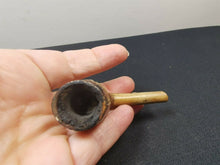 Load image into Gallery viewer, Antique Smoking Pipe Meerschaum Clay Scottish For Auld Lang Syne New Years Handshake 1800&#39;s Victorian Original
