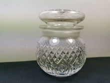 Load image into Gallery viewer, Vintage Edinburgh Crystal Glass Storage Jar with Top Lid Cut Glass Container Scottish Scotland
