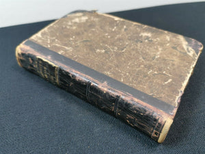 Antique Dr Aikin Select Works of the British Poets Book Volume VI Miniature 1821 Original Georgian Poems Poetry Book Leather Hardback