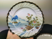 Load image into Gallery viewer, Antique Chinese Porcelain Tea Cups Saucers Plates and Ginger Jar Set Vintage Hand Painted
