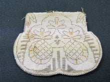 Load image into Gallery viewer, Vintage White Beaded Clutch Bag Purse Early 1900&#39;s - 1920&#39;s Original with Glass Beads Evening Formal Made in Czechoslovakia
