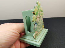 Load image into Gallery viewer, Vintage Crinoline Lady Matchbox Holder Stand Match Box Hand Painted Wood Wooden Hand Made Original 1920&#39;s - 1930&#39;s
