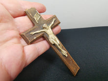 Load image into Gallery viewer, Antique Crucifix Cross Wood and Celluloid Late 1800&#39;s - Early 1900&#39;s Original
