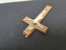 Load image into Gallery viewer, Antique Crucifix Cross Wood and Celluloid Late 1800&#39;s - Early 1900&#39;s Original
