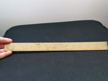 Load image into Gallery viewer, Vintage Wood Ruler Foot Inches Centimetres Millimetres Wooden Rule Made in Measuring Tool Drawing Drafting
